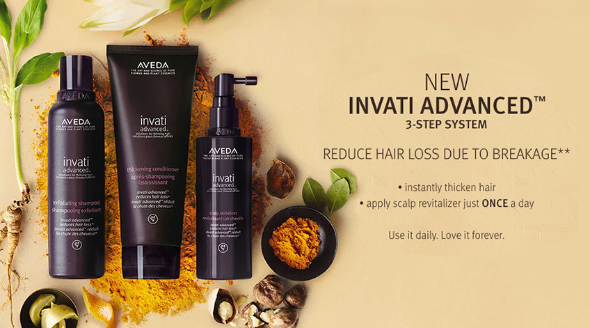 Thicker, Fuller Looking Hair with New Aveda Invati Advanced™ System