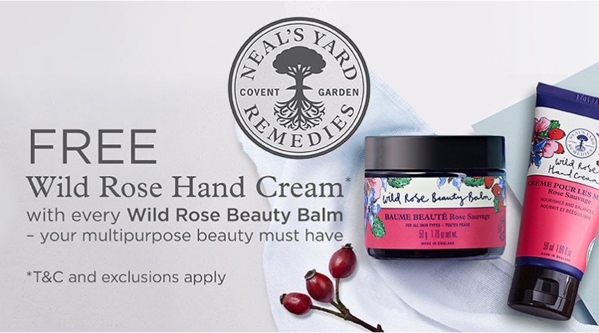 Free Neals Yard Remedies Wild Rose Hand Cream