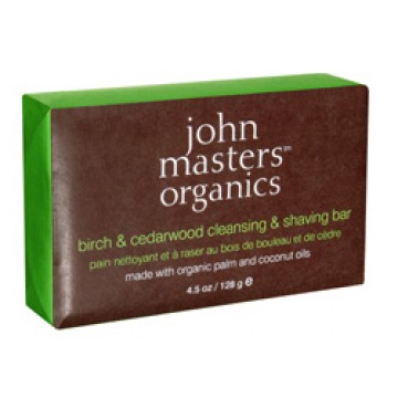 John Masters Organics Birch and Cedarwood Cleansing & Shaving Bar