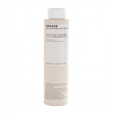 Korres White Tea Facial Fluid Gel Cleanser Deep Cleansing Wash 200ml