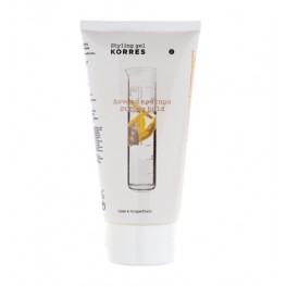 Korres Lime & Grapefruit Styling Gel for Strong Hold Styling 150ml