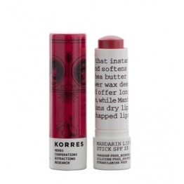 Korres Mandarin Lip Butter Stick SPF15 Rose