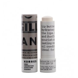 Korres Mandarin Lip Butter Stick Colourless without SPF