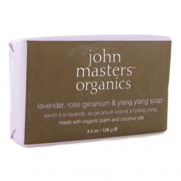 John Masters Organics Lavender Rose Geranium & Ylang Ylang Soap